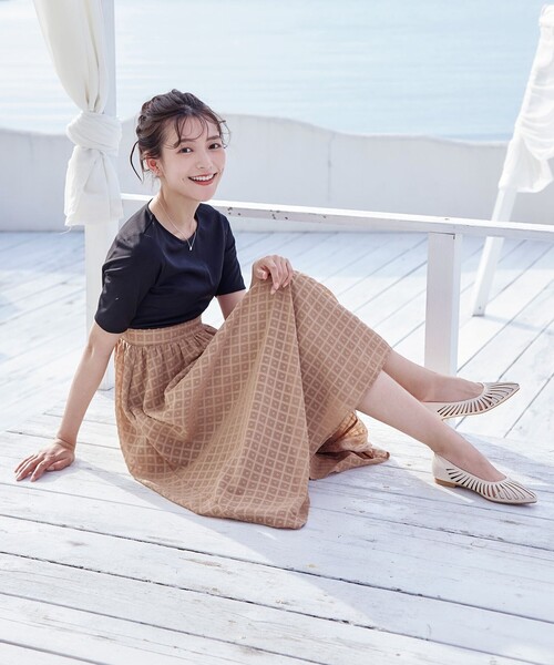 【フラット&ヒール2TYPE】ケージデザインシアーパンプス（パンプス）｜Tiaclasse（ティアクラッセ）