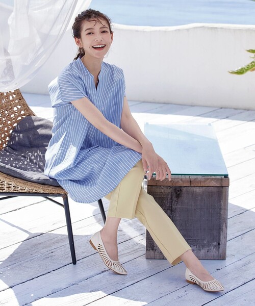 【フラット&ヒール2TYPE】ケージデザインシアーパンプス（パンプス）｜Tiaclasse（ティアクラッセ）