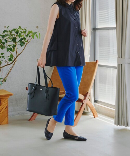 【フラット&ヒール2TYPE】ケージデザインシアーパンプス（パンプス）｜Tiaclasse（ティアクラッセ）