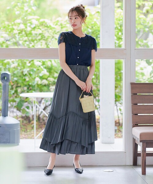 【フラット&ヒール2TYPE】ケージデザインシアーパンプス（パンプス）｜Tiaclasse（ティアクラッセ）