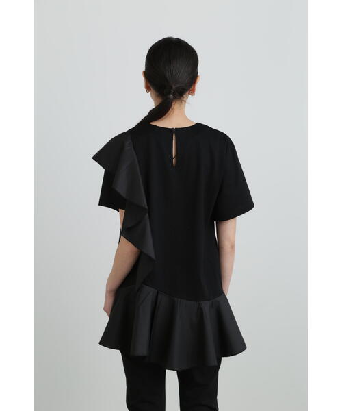 JILL STUART（ジルスチュアート）の「フリルデザインプルオーバー（Tシャツ/カットソー・レディース・ブラック/ホワイト/ネイビー・FREE）」の19枚目の写真