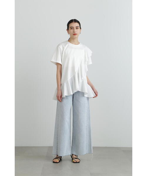 JILL STUART（ジルスチュアート）の「フリルデザインプルオーバー（Tシャツ/カットソー・レディース・ブラック/ホワイト/ネイビー・FREE）」の16枚目の写真