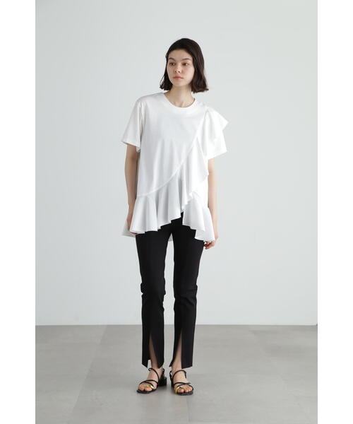 JILL STUART（ジルスチュアート）の「フリルデザインプルオーバー（Tシャツ/カットソー・レディース・ブラック/ホワイト/ネイビー・FREE）」の10枚目の写真