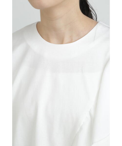 JILL STUART（ジルスチュアート）の「フリルデザインプルオーバー（Tシャツ/カットソー・レディース・ブラック/ホワイト/ネイビー・FREE）」の5枚目の写真