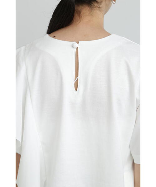 JILL STUART（ジルスチュアート）の「フリルデザインプルオーバー（Tシャツ/カットソー・レディース・ブラック/ホワイト/ネイビー・FREE）」の8枚目の写真