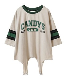 Candy Stripper | GARTER DETAIL SWITCHING Tシャツ(Tシャツ/カットソー)