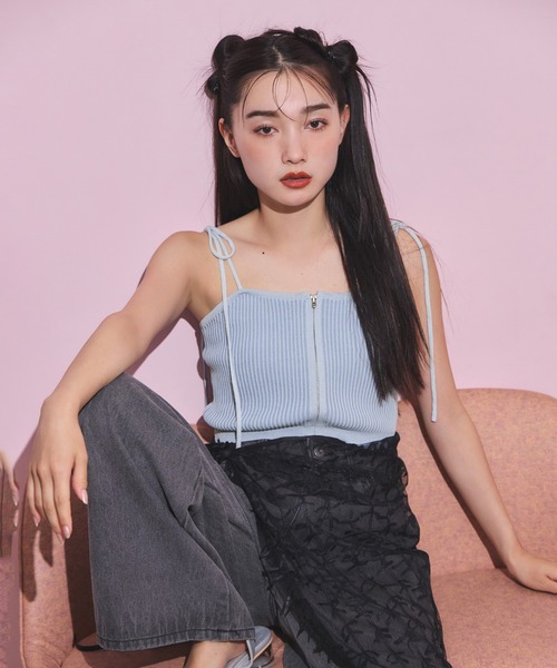 キャミ付き】ナイスクラップ NICECLAUP メリーカールチュニック