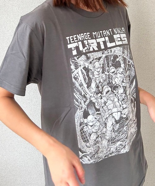 PARKS TOKYO SELECT（パークストウキョウセレクト）の「『Teenage Mutant Ninja Turtles』TMNT comic S/S TEE（Tシャツ/カットソー・メンズ・チャコール/ホワイト/ブラック・LARGE/X-LARGE/MEDIUM）」の3枚目の写真