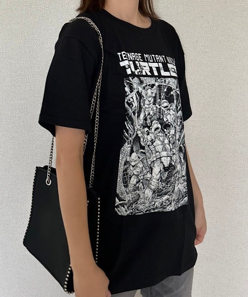 PARKS TOKYO SELECT（パークストウキョウセレクト）の「『Teenage Mutant Ninja Turtles』TMNT comic S/S TEE（Tシャツ/カットソー・メンズ・チャコール/ホワイト/ブラック・LARGE/X-LARGE/MEDIUM）」の2枚目の写真