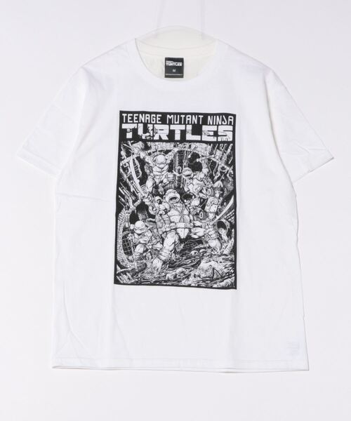 PARKS TOKYO SELECT（パークストウキョウセレクト）の「『Teenage Mutant Ninja Turtles』TMNT comic S/S TEE（Tシャツ/カットソー・メンズ・チャコール/ホワイト/ブラック・LARGE/X-LARGE/MEDIUM）」の9枚目の写真