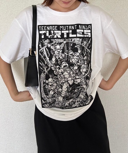 PARKS TOKYO SELECT（パークストウキョウセレクト）の「『Teenage Mutant Ninja Turtles』TMNT comic S/S TEE（Tシャツ/カットソー・メンズ・チャコール/ホワイト/ブラック・LARGE/X-LARGE/MEDIUM）」の12枚目の写真