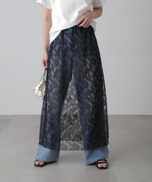 FREE'S MART | チュールジャガードレイヤードスカート(スカート)