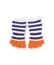 【PEARLY GATES】太ボーダー5本指 ショートソックス (LADIES)