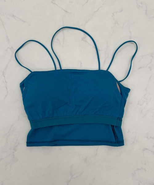 archives（アルシーヴ）の「２ｗａｙアシメクロップドキャミソール（キャミソール・レディース・ブルー/アイボリー/ブラック/オレンジ/ブラウン/グレー・MEDIUM）」の13枚目の写真