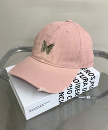 non-hedge（ノンヘッジ）の「蝶モチーフダメージキャップ（キャップ）」
