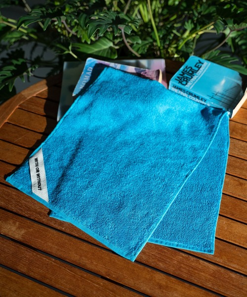 WITH OR WITHOUT（ウィズオアウィズアウト）の「Face Towel/フェイスタオル（タオル・レディース・ブルー系その他/ホワイト系その他/グレー/ブルー/アイボリー/ホワイト/ブラック・ONE SIZE）」の6枚目の写真
