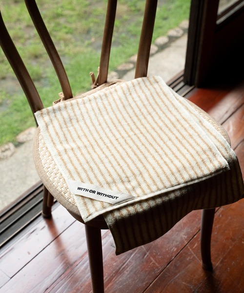 WITH OR WITHOUT（ウィズオアウィズアウト）の「Face Towel/フェイスタオル（タオル・レディース・ブルー系その他/ホワイト系その他/グレー/ブルー/アイボリー/ホワイト/ブラック・ONE SIZE）」の3枚目の写真