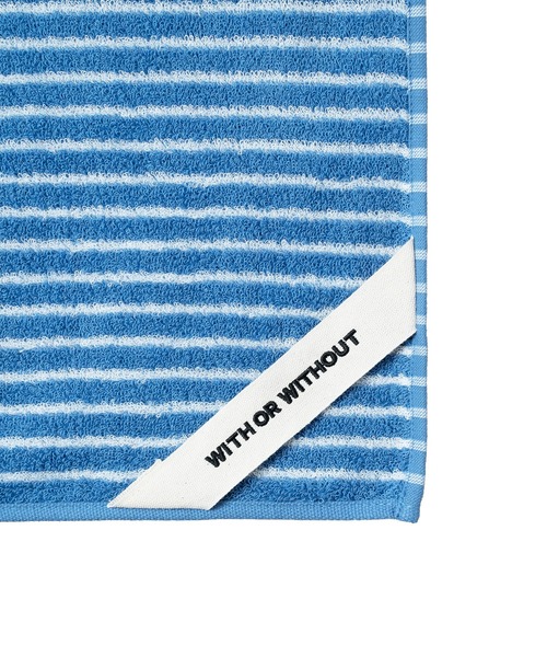 WITH OR WITHOUT（ウィズオアウィズアウト）の「Face Towel/フェイスタオル（タオル・レディース・ブルー系その他/ホワイト系その他/グレー/ブルー/アイボリー/ホワイト/ブラック・ONE SIZE）」の14枚目の写真