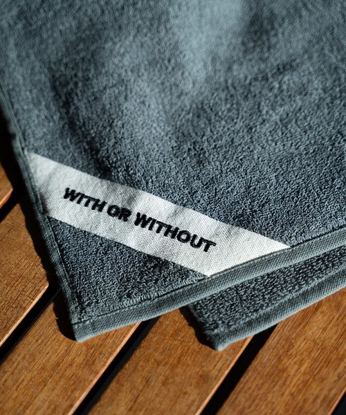 WITH OR WITHOUT（ウィズオアウィズアウト）の「Face Towel/フェイスタオル（タオル・レディース・ブルー系その他/ホワイト系その他/グレー/ブルー/アイボリー/ホワイト/ブラック・ONE SIZE）」の20枚目の写真