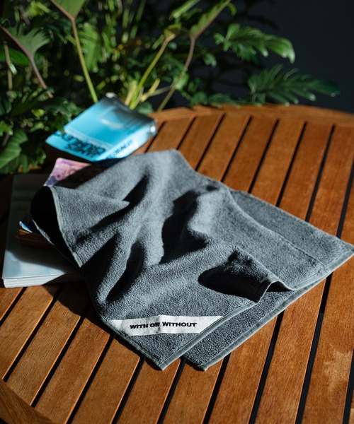 WITH OR WITHOUT（ウィズオアウィズアウト）の「Face Towel/フェイスタオル（タオル・レディース・ブルー系その他/ホワイト系その他/グレー/ブルー/アイボリー/ホワイト/ブラック・ONE SIZE）」の19枚目の写真