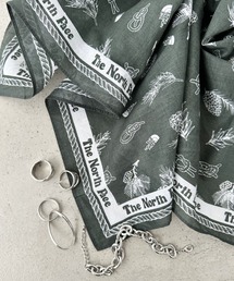 Niell（ニール）の「国内未発売 THE NORTH FACE(ザ・ノースフェイス)/コットン プリント バンダナ スカーフ/BANDANA_PAISLEY_80'S/PINE CONE（バンダナ/スカーフ）」