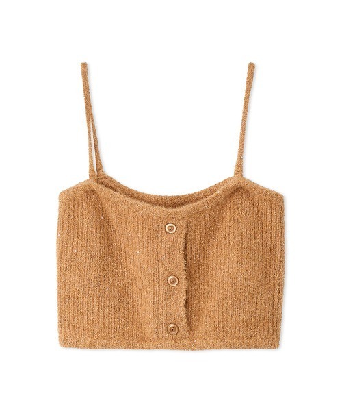 SNIDEL（スナイデル）の「ファンシーヤーンベア（キャミソール・レディース・ベージュ/オレンジ/ブラウン・FREE）」の12枚目の写真