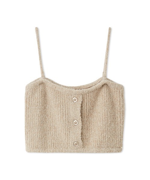 SNIDEL（スナイデル）の「ファンシーヤーンベア（キャミソール・レディース・ベージュ/オレンジ/ブラウン・FREE）」の11枚目の写真