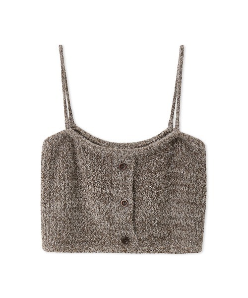 SNIDEL（スナイデル）の「ファンシーヤーンベア（キャミソール・レディース・ベージュ/オレンジ/ブラウン・FREE）」の10枚目の写真