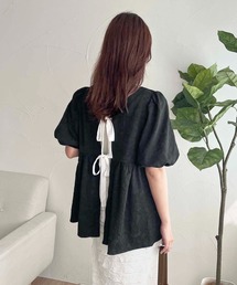 【apres jour clair】アソートリボンチュニックブラウス【ZOZOTOWN限定アイテム】