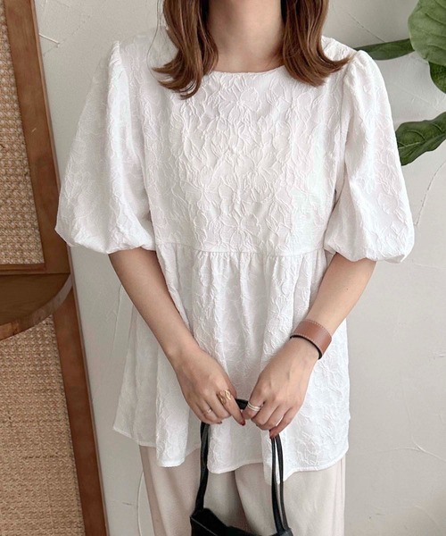 apres jour clair（アプレジュールクレア）の「【apres jour clair】アソートリボンチュニックブラウス【ZOZOTOWN限定アイテム】（シャツ/ブラウス・レディース・アイボリー/ブラック/オフホワイト・X-LARGE/フリー）」の21枚目の写真