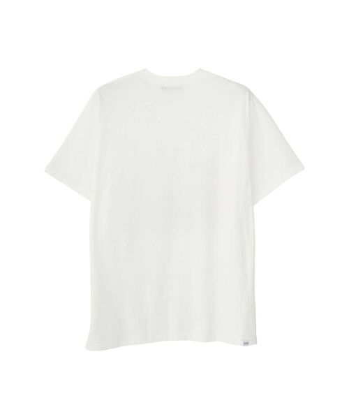 HYSTERIC GLAMOUR（ヒステリックグラマー）の「MORNING BEAT Tシャツ（Tシャツ/カットソー・メンズ・ブルー/ホワイト/イエロー・SMALL/MEDIUM/LARGE/X-LARGE）」の4枚目の写真