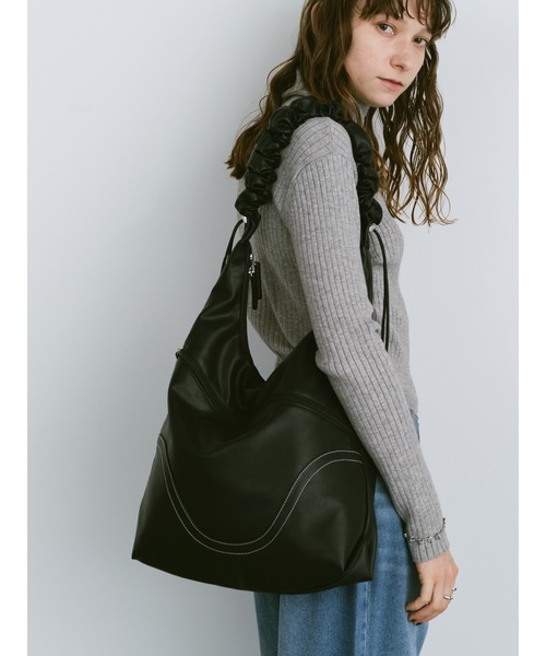 全6色 Anthropologie ウーブン ノット サッチェル ショルダー(S) ショルダーバッグ 斜め掛け 北欧デザインスウェーデン 本革