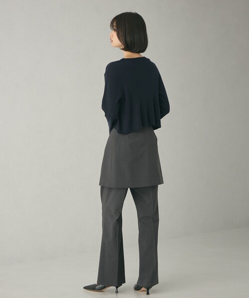 EMMEL REFINES（エメルリファインズ）の「＜EMMEL REFINES＞EM アシメリボン 2WAY ニットプルオーバー（ニット/セーター・レディース・ネイビー/ピンク/ナチュラル・FREE）」の17枚目の写真