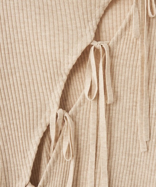 EMMEL REFINES（エメルリファインズ）の「＜EMMEL REFINES＞EM アシメリボン 2WAY ニットプルオーバー（ニット/セーター・レディース・ネイビー/ピンク/ナチュラル・FREE）」の20枚目の写真