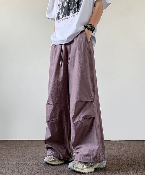 MGV(エムジーヴィー)の「パラシュートパンツ(その他パンツ・メンズ・グレー/ブラック/グリーン/パープル・MEDIUM/LARGE/X-LARGE)」の4枚目の写真