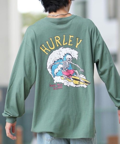 Hurley （ハーレー）の「Hurley/ハーレー ロンTee バックプリント ユニ