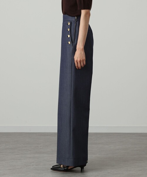 【セットアップ対応商品】ウールデニムライクマリンパンツ(デニムパンツ)|ANAYI(アナイ) 【セットアップ対応商品】ウールデニムライクマリンパンツ(デニムパンツ)|ANAYI(アナイ)