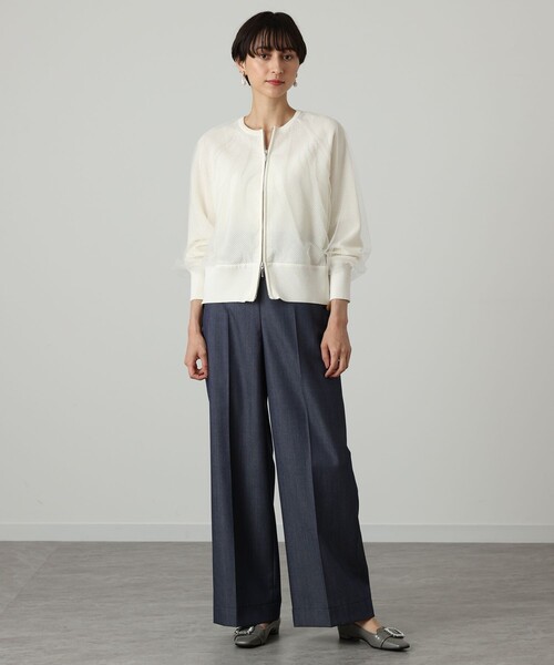 【セットアップ対応商品】ウールデニムライクマリンパンツ(デニムパンツ)|ANAYI(アナイ) 【セットアップ対応商品】ウールデニムライクマリンパンツ(デニムパンツ)|ANAYI(アナイ)