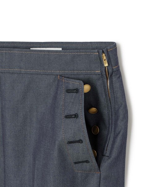 【セットアップ対応商品】ウールデニムライクマリンパンツ(デニムパンツ)|ANAYI(アナイ) 【セットアップ対応商品】ウールデニムライクマリンパンツ(デニムパンツ)|ANAYI(アナイ)