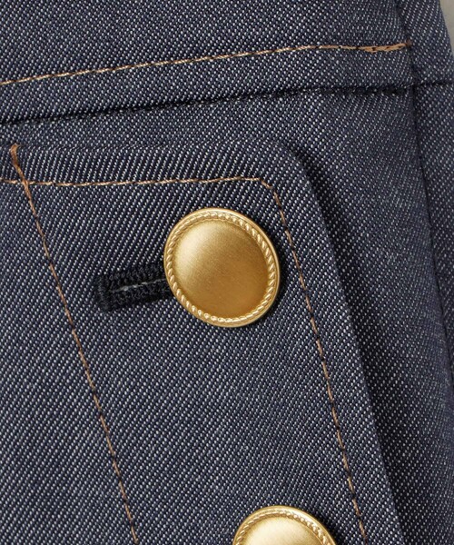 【セットアップ対応商品】ウールデニムライクマリンパンツ(デニムパンツ)|ANAYI(アナイ) 【セットアップ対応商品】ウールデニムライクマリンパンツ(デニムパンツ)|ANAYI(アナイ)