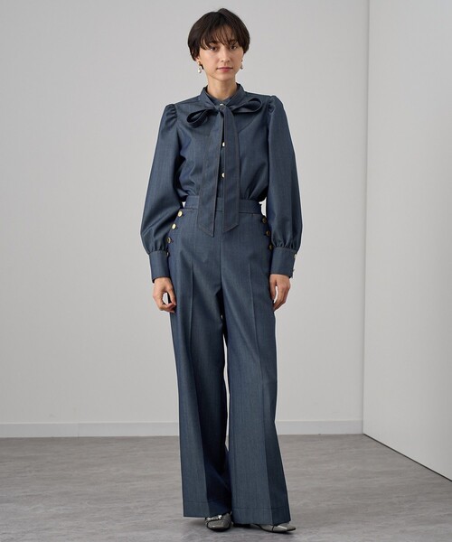 【セットアップ対応商品】ウールデニムライクマリンパンツ(デニムパンツ)|ANAYI(アナイ) 【セットアップ対応商品】ウールデニムライクマリンパンツ(デニムパンツ)|ANAYI(アナイ)