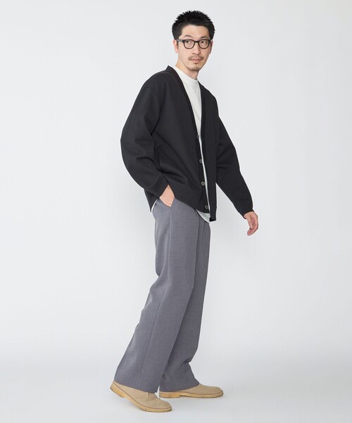 SHIPS(シップス)の「SHIPS: 鹿の子 ダブルフェイス Vネック カーディガン(カーディガン/ボレロ・メンズ・ベージュ/ネイビー/ブラック・SMALL/MEDIUM/LARGE/X-LARGE)」の9枚目の写真