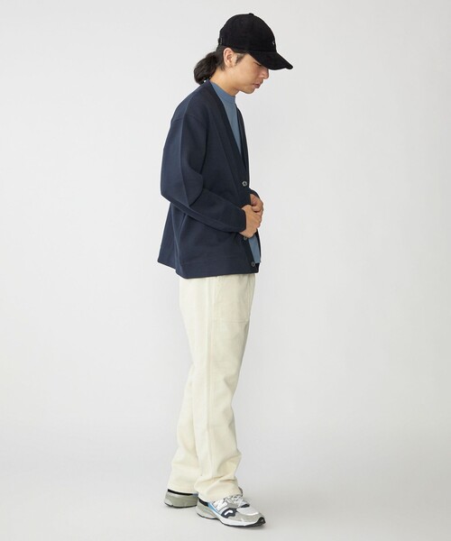 SHIPS(シップス)の「SHIPS: 鹿の子 ダブルフェイス Vネック カーディガン(カーディガン/ボレロ・メンズ・ベージュ/ネイビー/ブラック・SMALL/MEDIUM/LARGE/X-LARGE)」の17枚目の写真