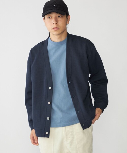 SHIPS(シップス)の「SHIPS: 鹿の子 ダブルフェイス Vネック カーディガン(カーディガン/ボレロ・メンズ・ベージュ/ネイビー/ブラック・SMALL/MEDIUM/LARGE/X-LARGE)」の18枚目の写真