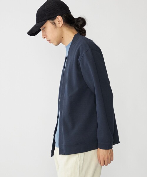 SHIPS(シップス)の「SHIPS: 鹿の子 ダブルフェイス Vネック カーディガン(カーディガン/ボレロ・メンズ・ベージュ/ネイビー/ブラック・SMALL/MEDIUM/LARGE/X-LARGE)」の19枚目の写真