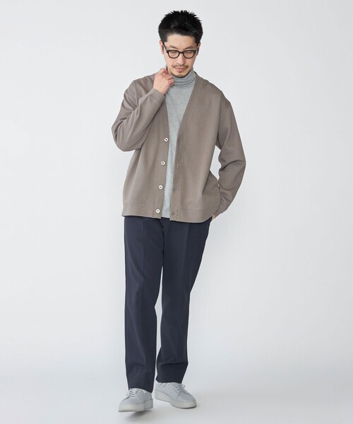 SHIPS(シップス)の「SHIPS: 鹿の子 ダブルフェイス Vネック カーディガン(カーディガン/ボレロ・メンズ・ベージュ/ネイビー/ブラック・SMALL/MEDIUM/LARGE/X-LARGE)」の22枚目の写真