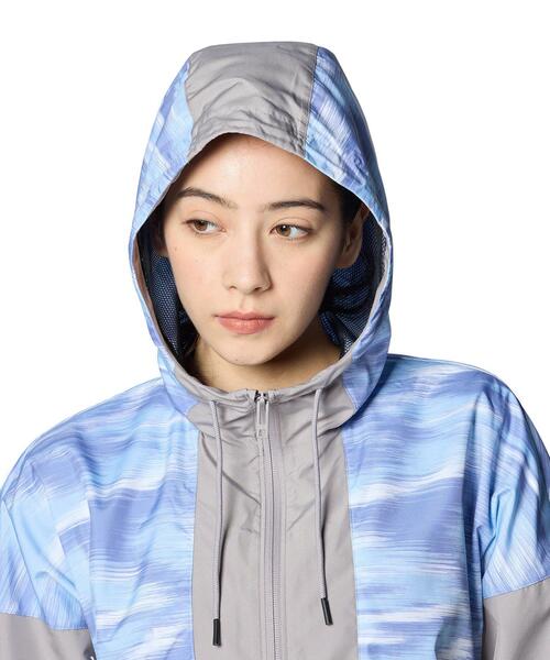 UNDER ARMOUR(アンダーアーマー)の「UAメッシュ ウーブン フルジップ フーディー(トレーニング/レディース)(その他アウター・レディース・グレー系その他・L/M/S/XL)」の4枚目の写真