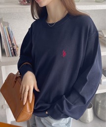 U.S. POLO ASSN. Ada.別注 クルーネック ニット ロンT