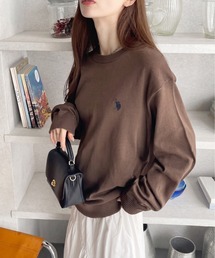 U.S. POLO ASSN. Ada.別注 クルーネック ニット ロンT