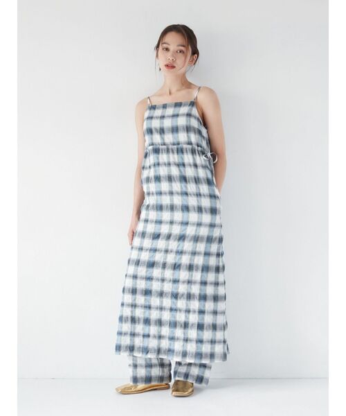 Ungrid（アングリッド）の「チェックラフパンツ（その他パンツ・レディース・ブルー/オレンジ・FREE）」の7枚目の写真